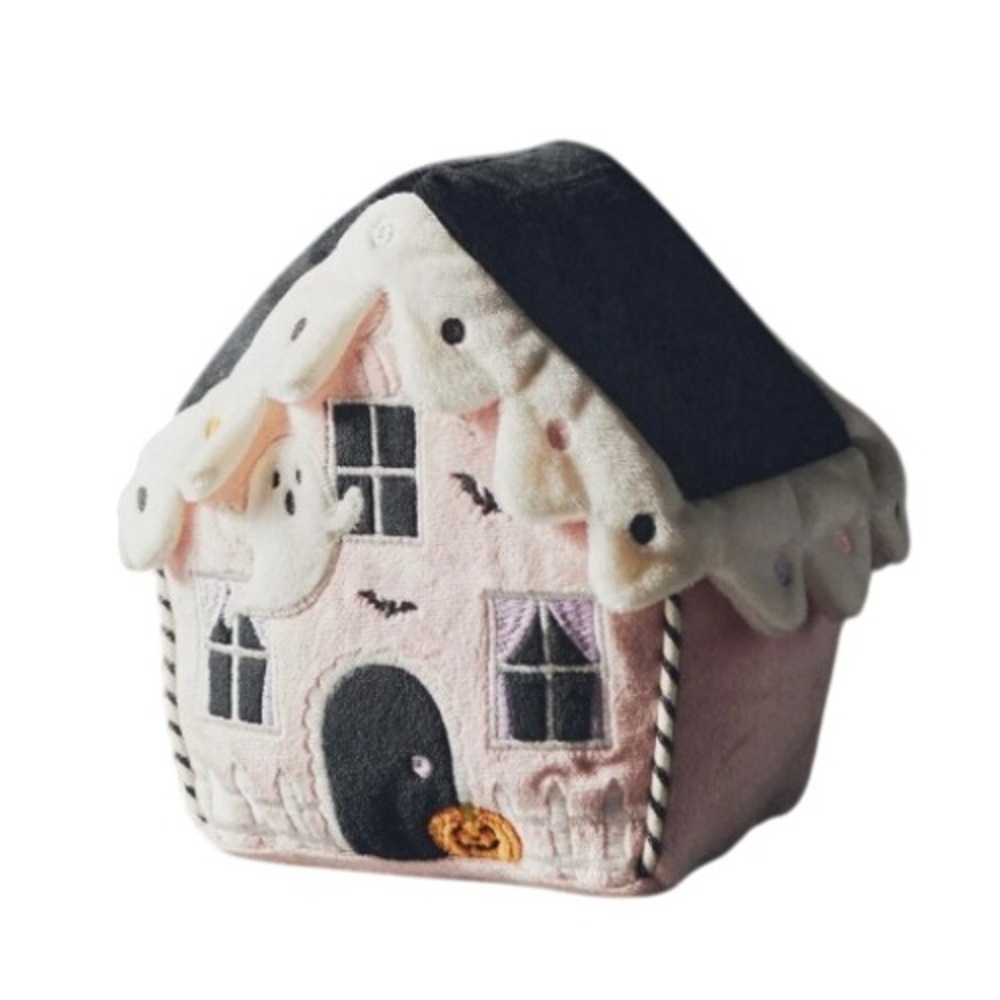 Mon Ami Haunted Pink House Plush Halloween Pastel Goth Ghost Pumpkin Decor - Picture 2 of 4